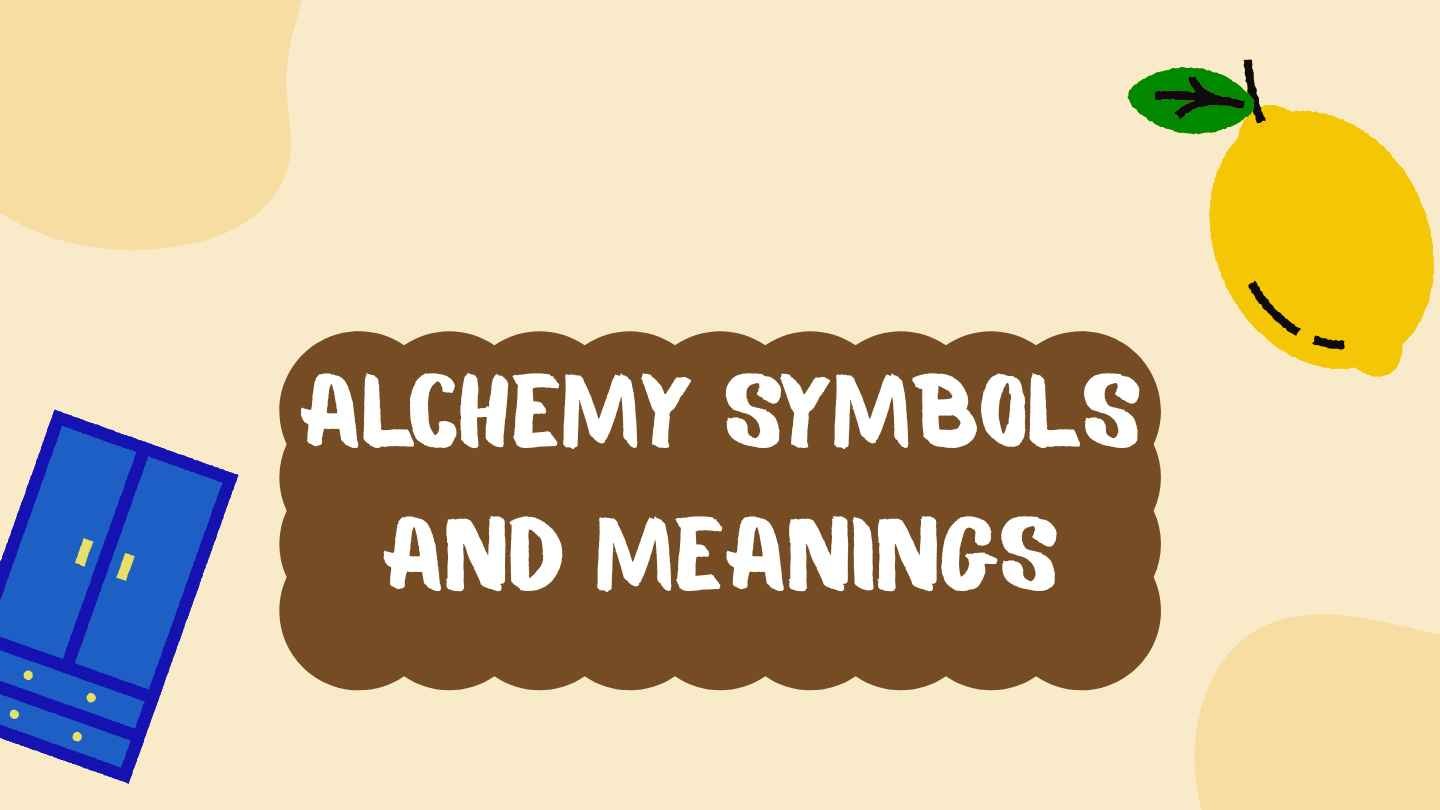alchemy symbols and meanings