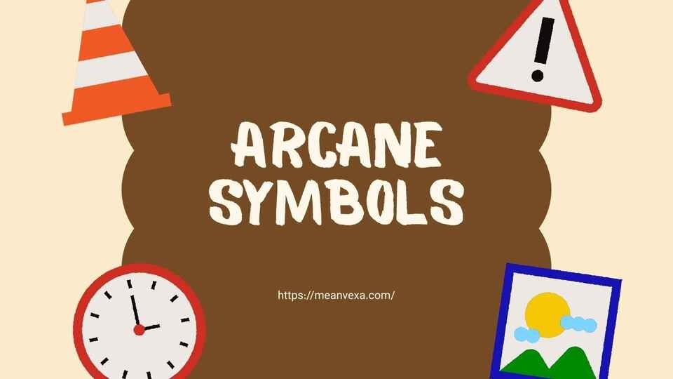 arcane symbols