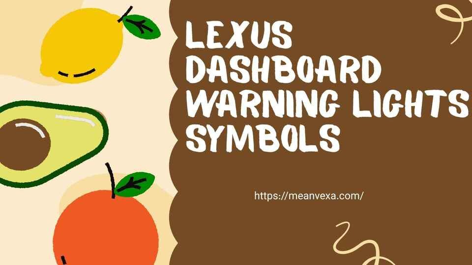 lexus dashboard warning lights symbols