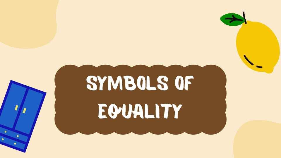 symbols of equality