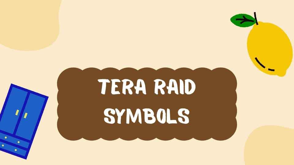 tera raid symbols