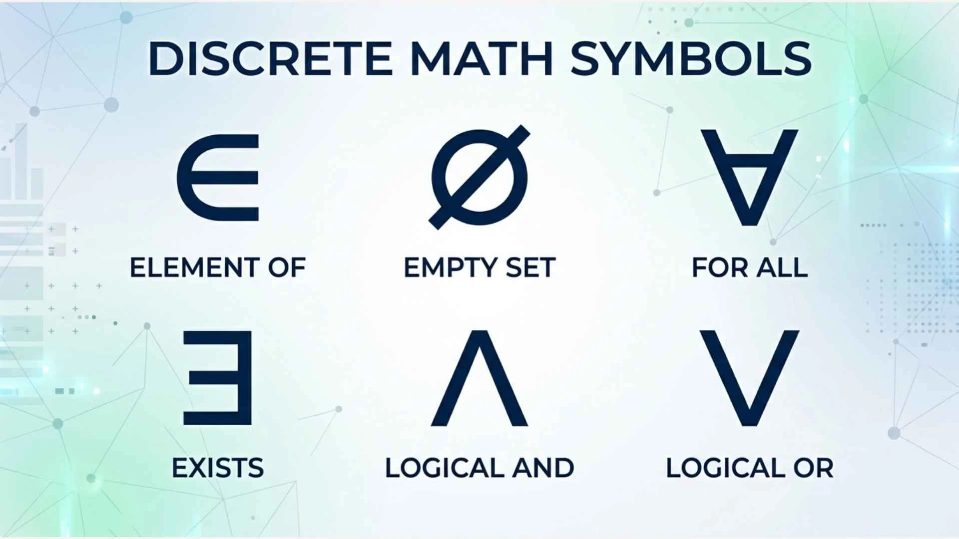 discrete math symbols