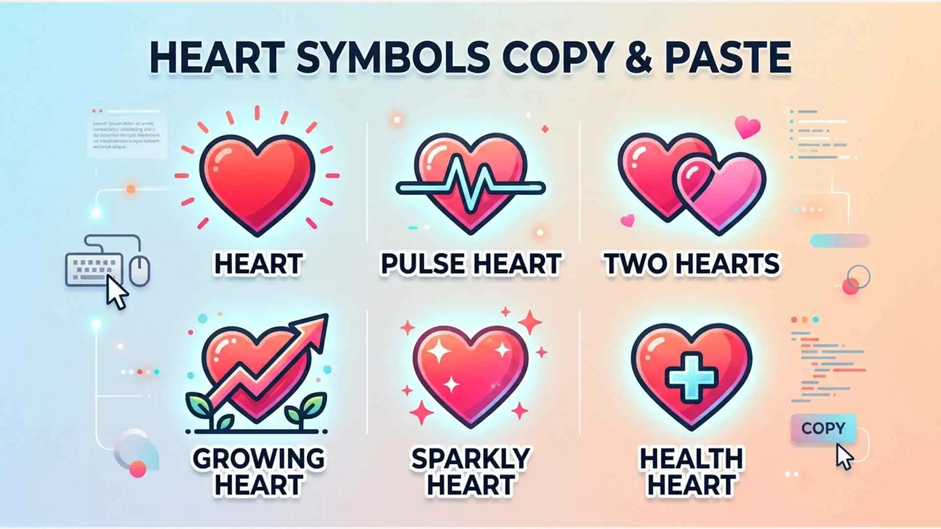 heart symbols copy and paste
