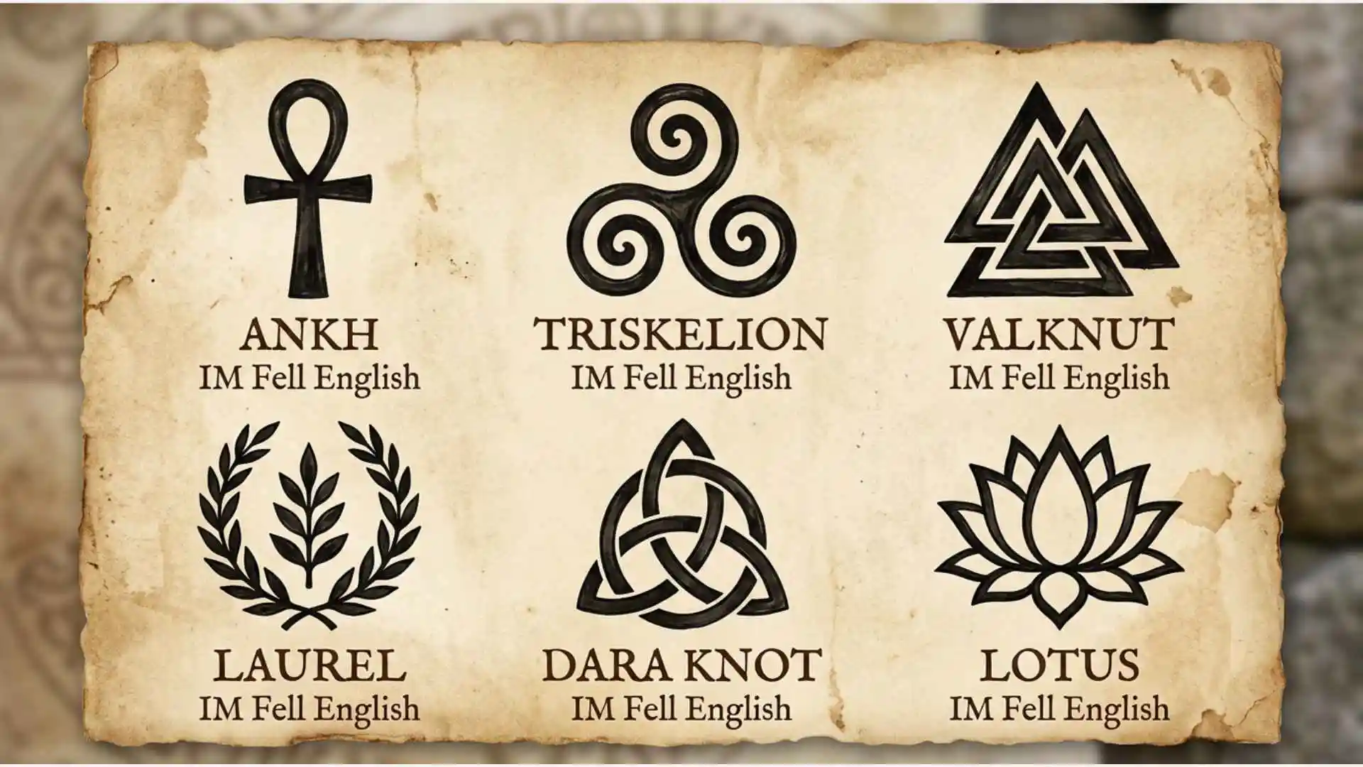 latin symbols